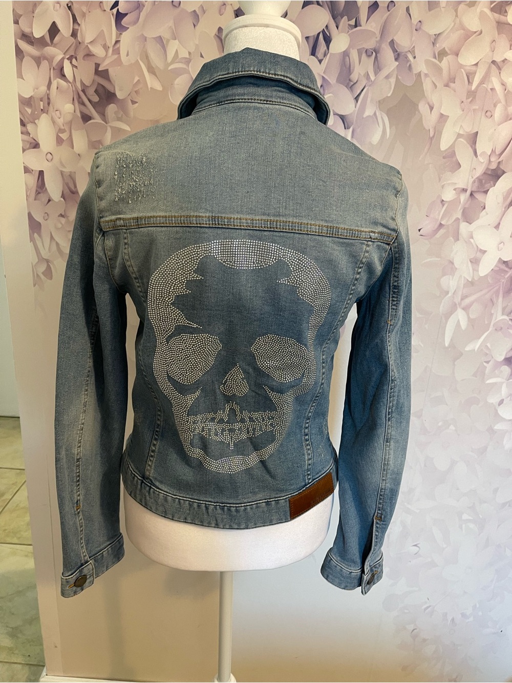 Zadig & Voltaire Light Blue Strass Denim Jacket